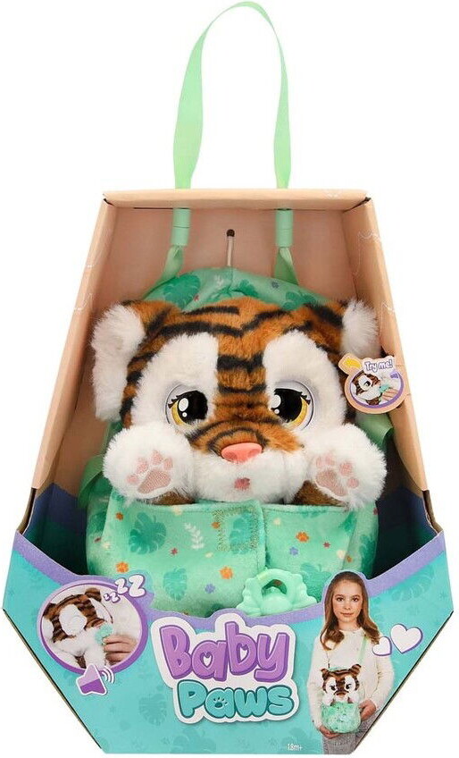 Baby Paws - Interaktiv Tiger Bamse Med Lyd