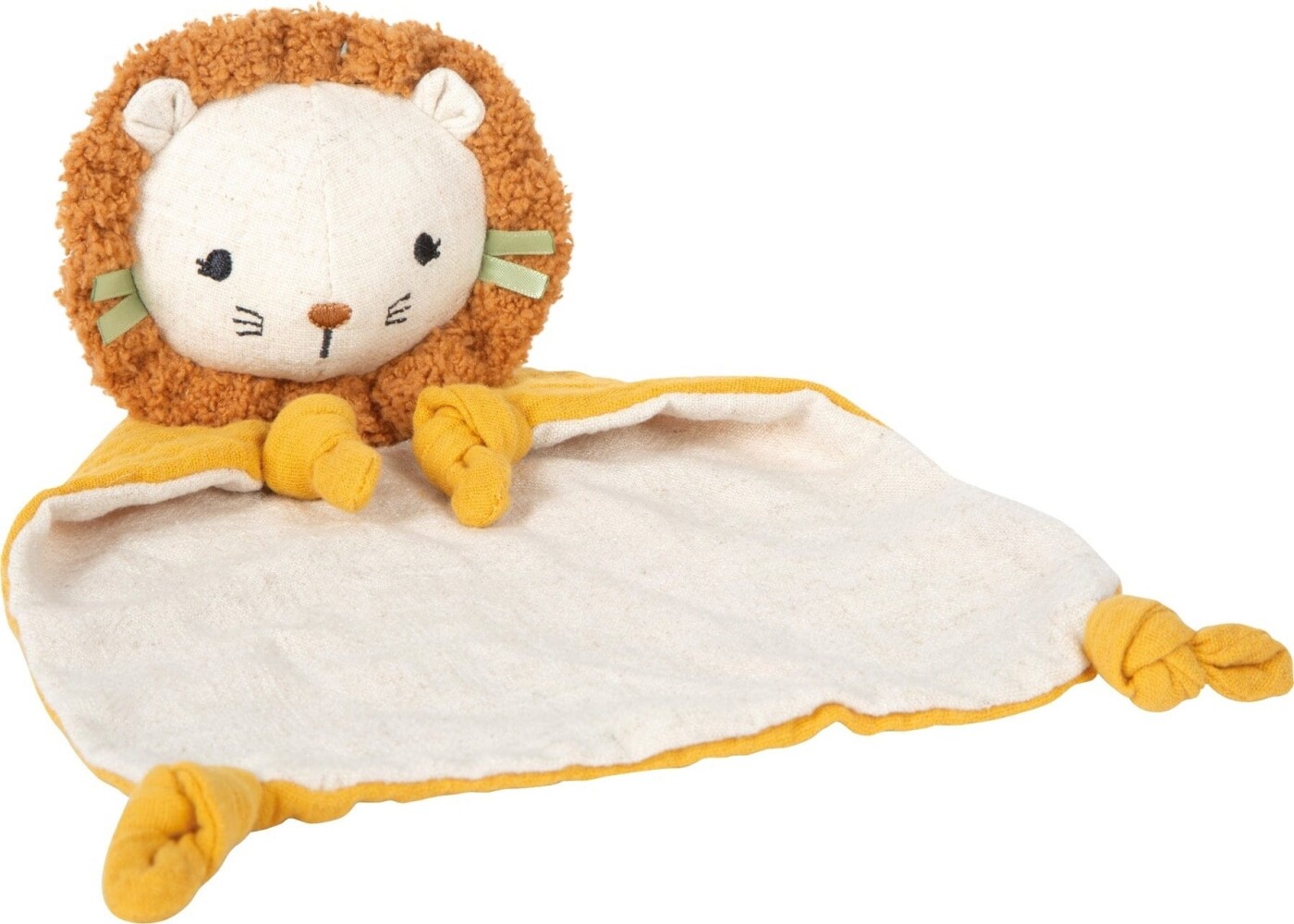 Baby Toy Cuddly Blanket Made Of Fabric "little Lion"