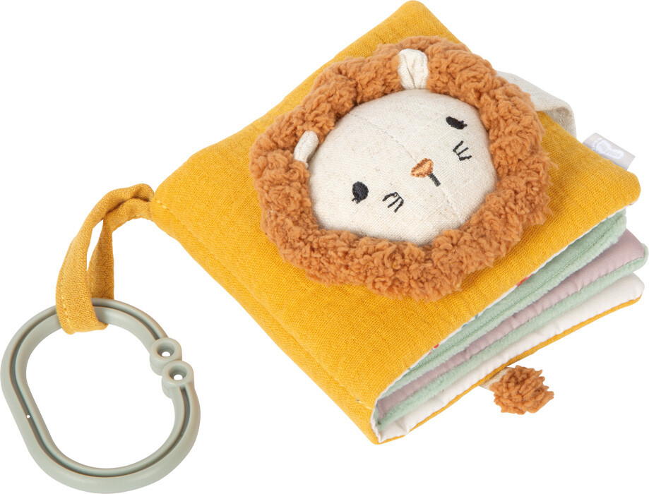 Baby Toy Touch And Feel Book Made Of Fabric "little Lion"
