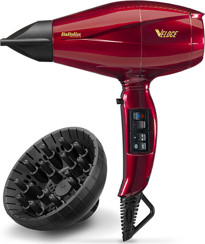 Babyliss - Hårtørrer Med Diffuser - Veloce - Ba6750de - 2200w