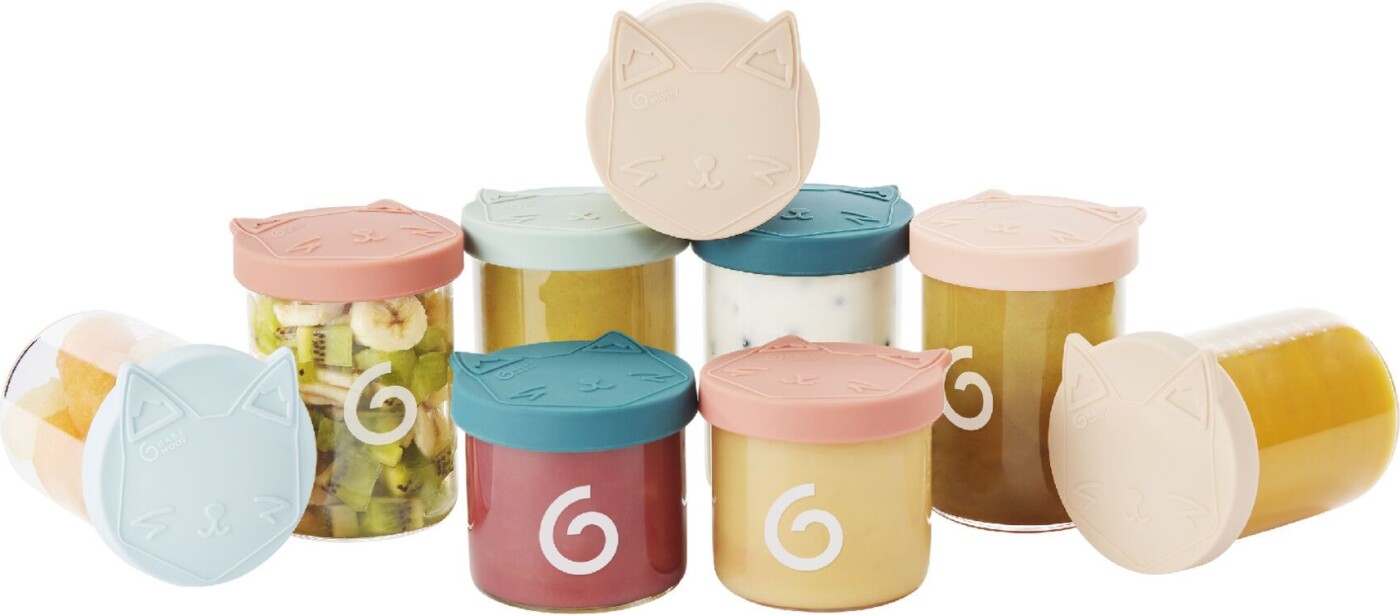 Babymoov Beholdere - Glas - ISY - 6x250 ml + 3x120 ml