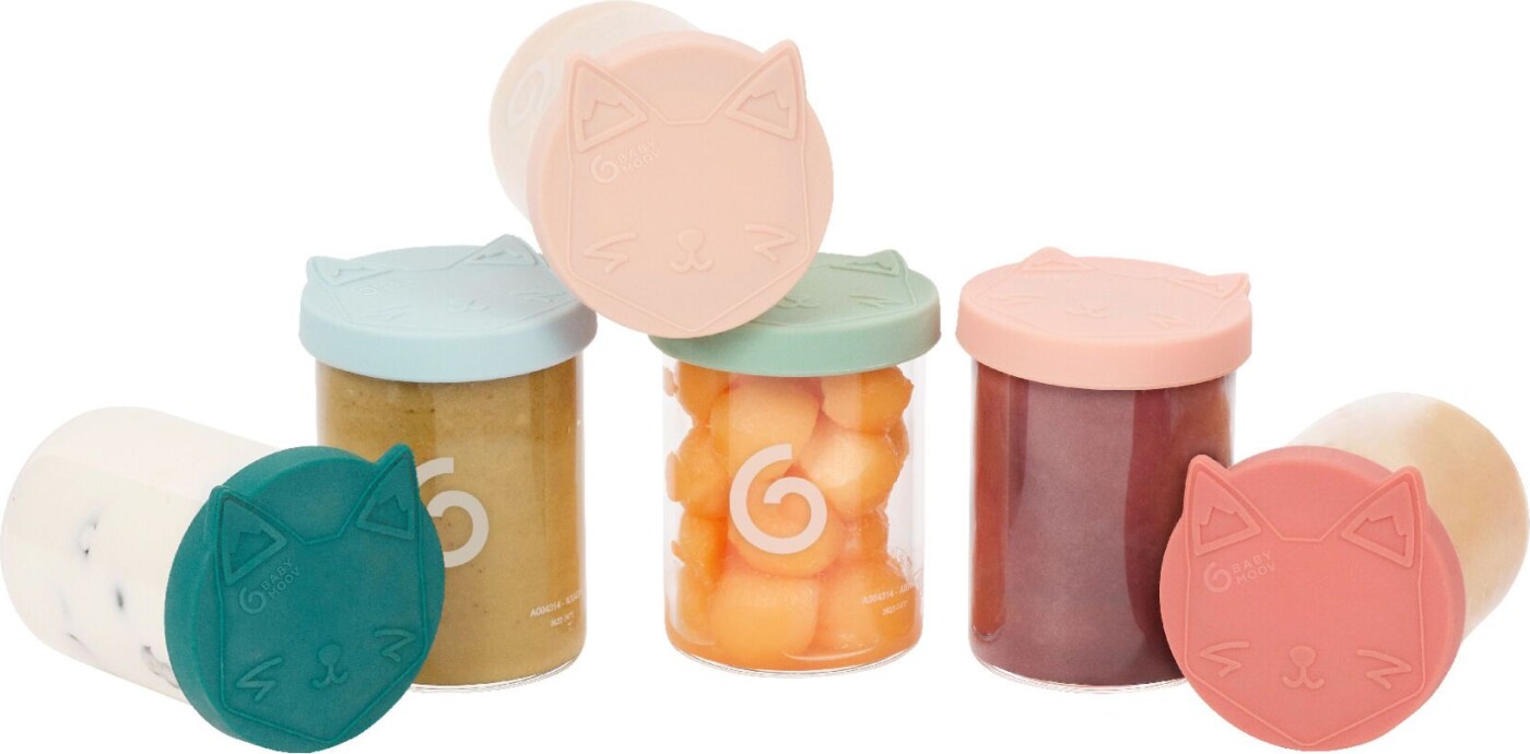 Babymad opbevaringsbægre 6×250 ml - Badabulle