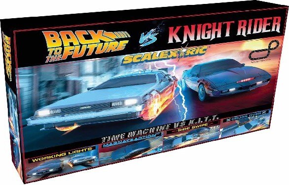 Billede af Scalextric Racerbane - Back To The Future Vs Knight Rider - C1431p hos Gucca.dk