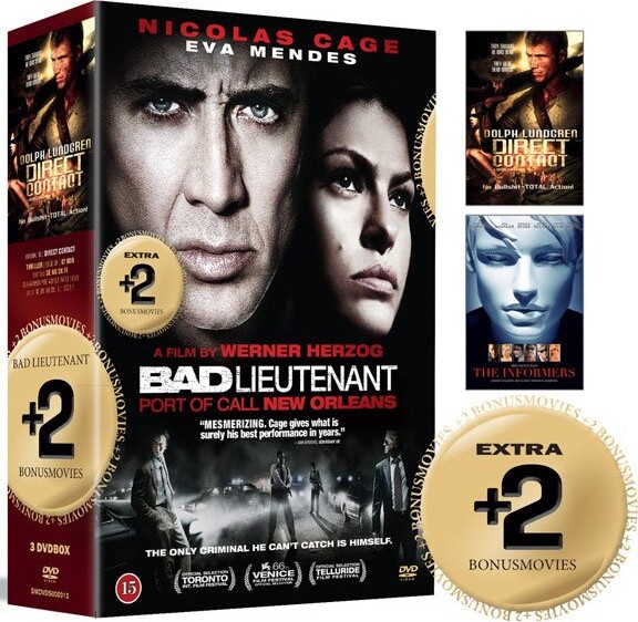 Bad Lieutenant: Port Of Call New Orleans // Direct Contact // The Informers - DVD - Film