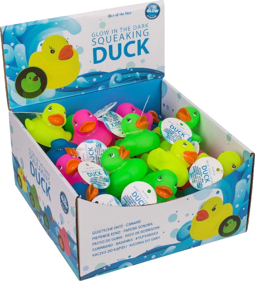 Badeand Med Pibende Lyd - Selvlysende - Overraskelse