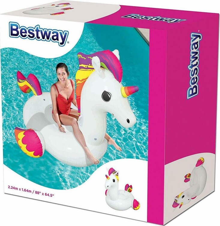 Bestway - Badedyr - Stor Enhjørning 2.2x1.6m