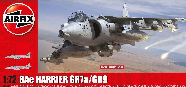 Se Airfix - Bae Harrier Fly Byggesæt - 1:72 - A04050a hos Gucca.dk