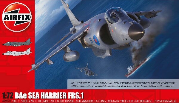 Se Airfix - Bae Sea Harrier Frs1 Modelfly Byggesæt - 1:72 - A04051a hos Gucca.dk