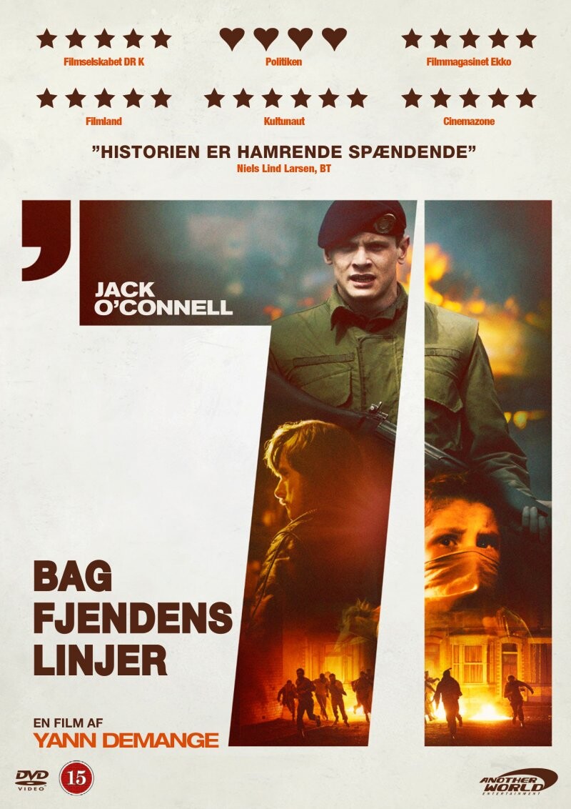 Bag Fjendens Linjer (1971) - DVD - Film