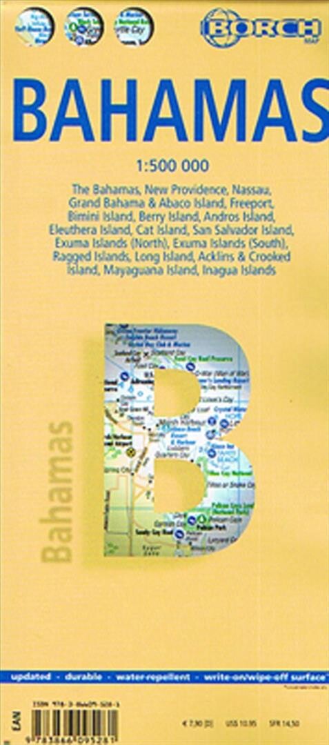 Bahamas - Borch Maps - English book
