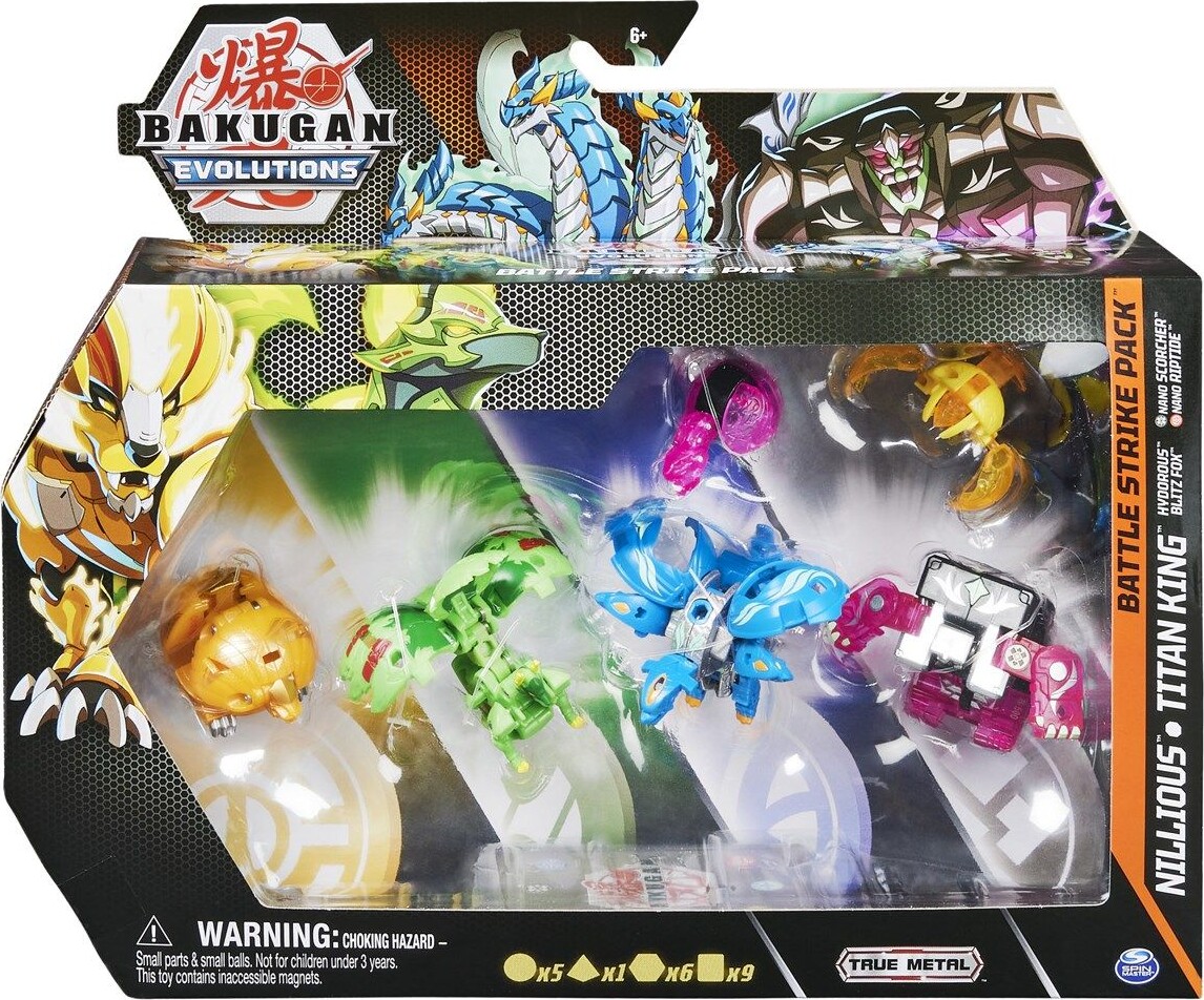 Bakugan Figurer - Evolutions - Battle Strike Pack - Nillious & Titan King