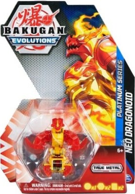 Bakugan Evolutions - Platinum True Metal S4 Sæt - Neo Dragonoid