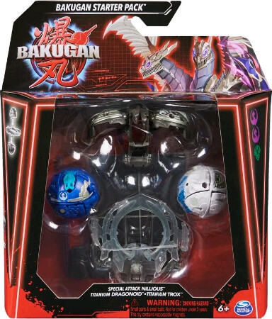 Bakugan - Starter Pack - Special Attack Nillious Sæt - 3-pak