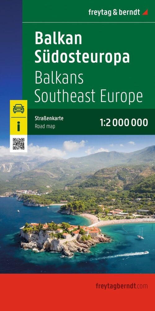 Freytag & Berndt - Balkan & Südosteuropa Road Map - English book