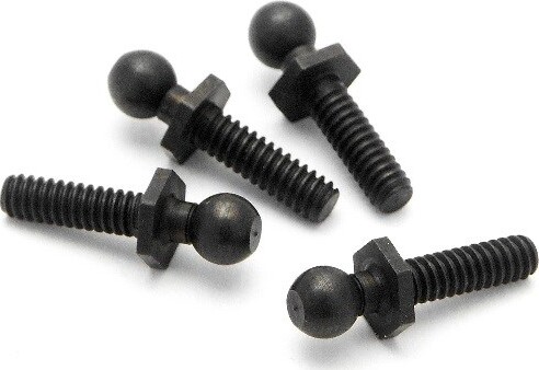 Ball 4.3x20mm (4-40/black/4pcs) - Hp86191 - Hpi Racing