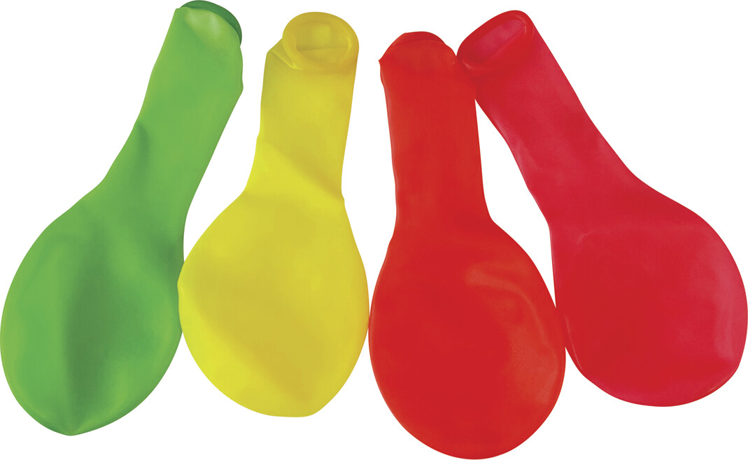 Ballon - Latex - Neonfarver - 23 Cm - 10 Stk - Scanseason
