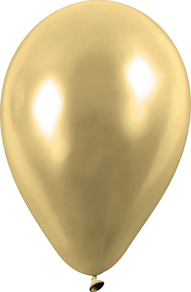 Guld Balloner - Runde - 8 Stk