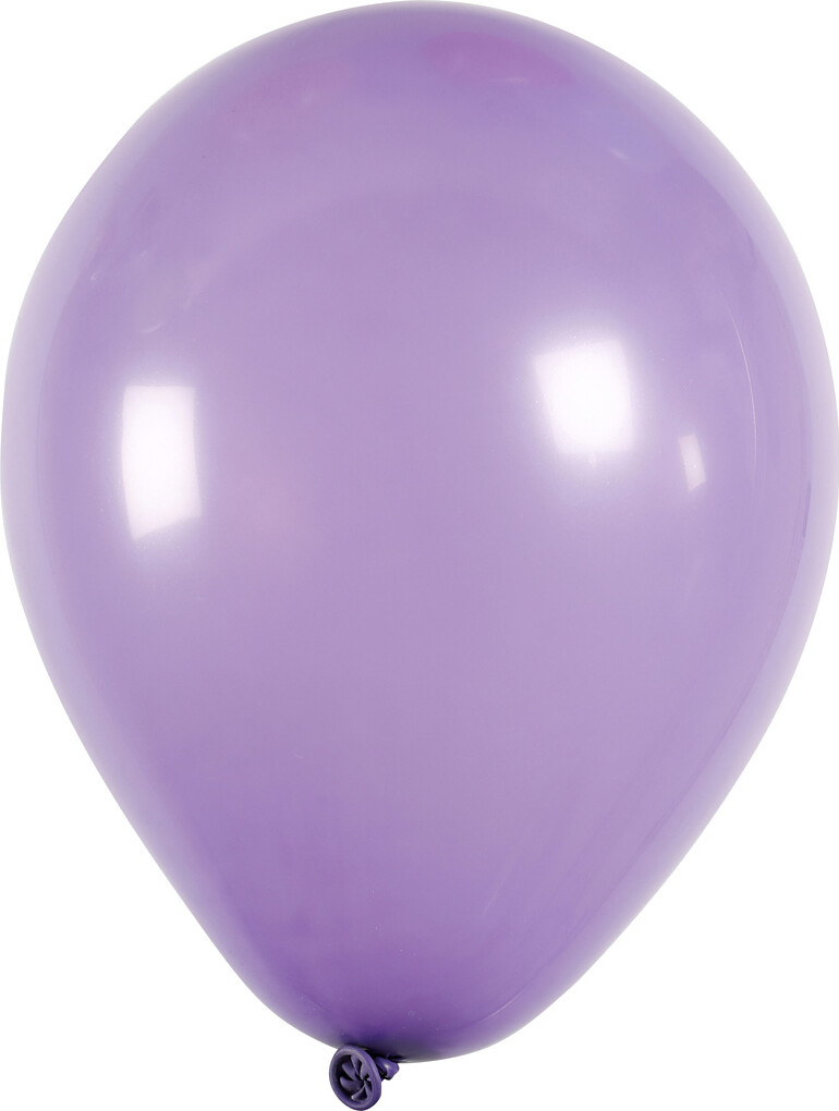 Lilla Balloner - Runde - 10 Stk