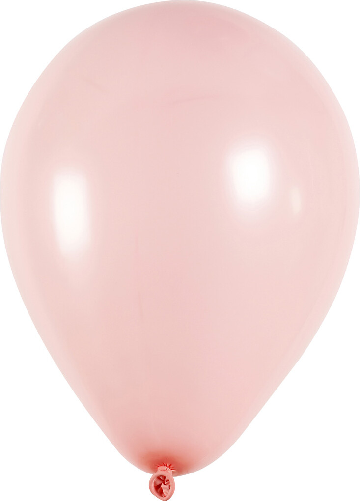 Billede af Lyserøde Balloner - Runde - 10 Stk