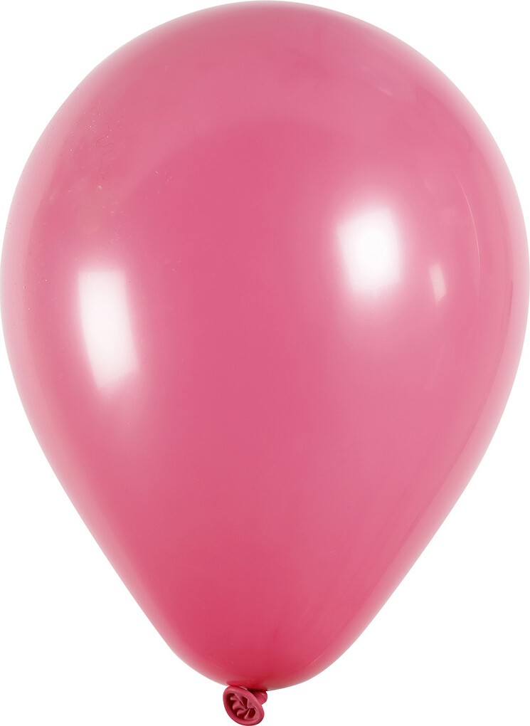 Billede af Lyserøde Balloner - Runde - 10 Stk