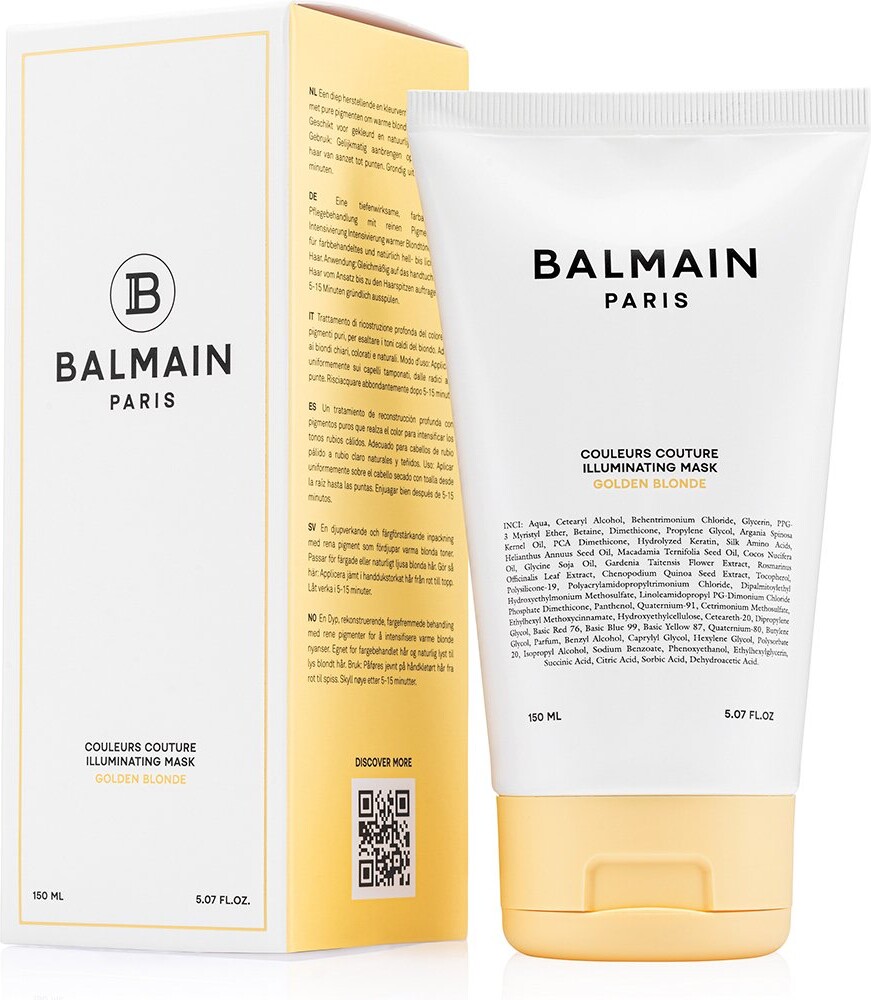 Balmain Hair - Couleurs Couture Illuminating Mask - Golden Blonde - 150 Ml
