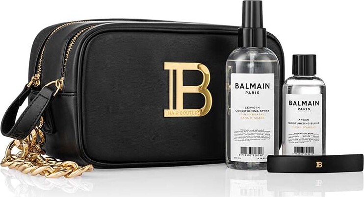 Balmain Paris ACCESSORIES Balmain Accessories Signature Bag (Leave in, Argan Elixir, Barrette Medium sort) 18k