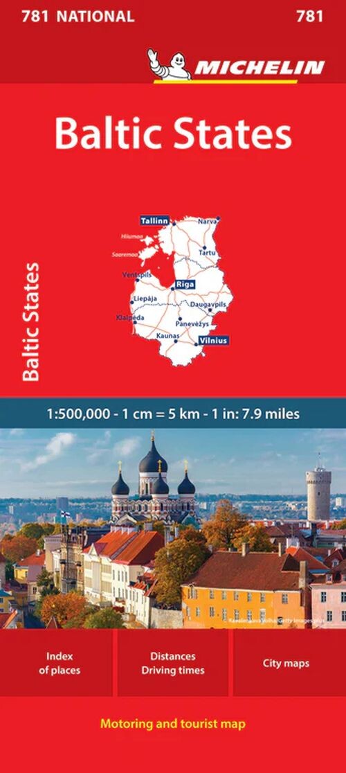 Michelin Kort - Baltic States - English book
