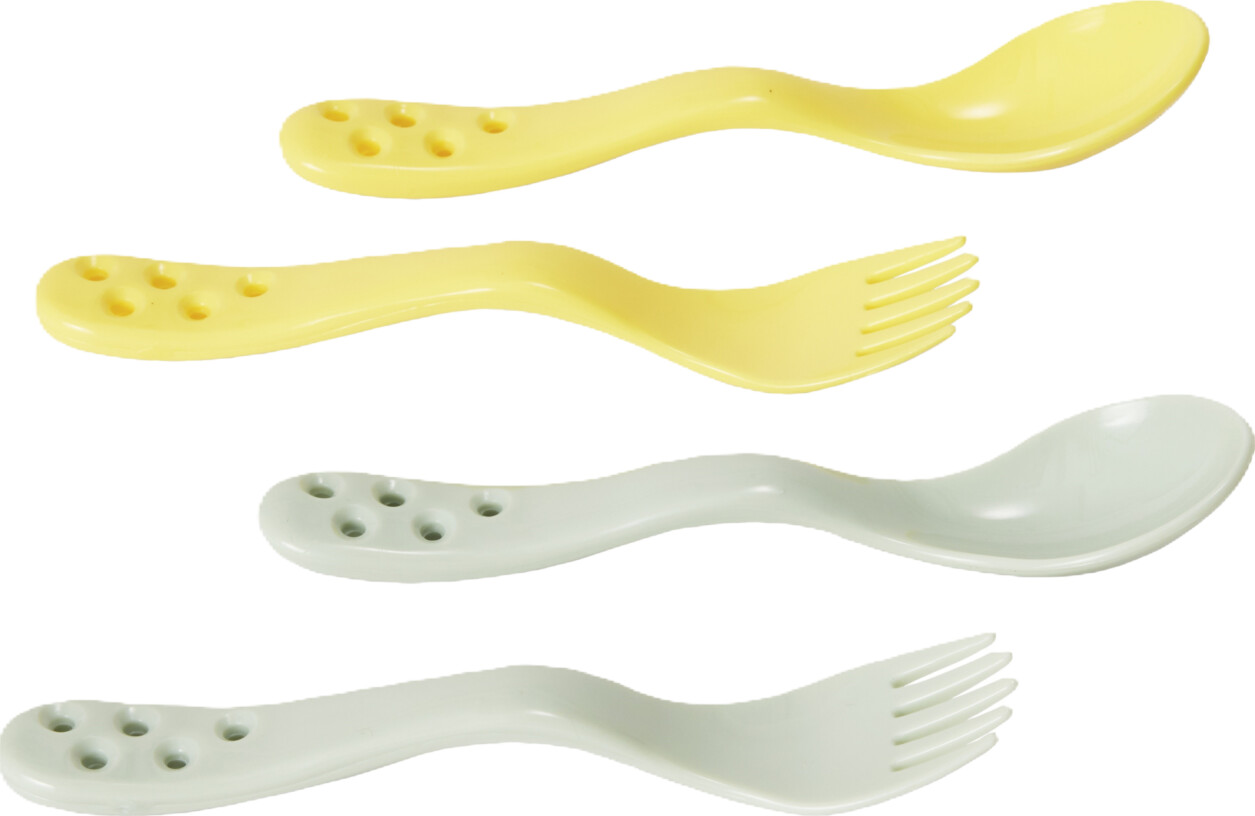 Bambino - Little Scooper Gaffel Og Ske - 2 Sæt billede