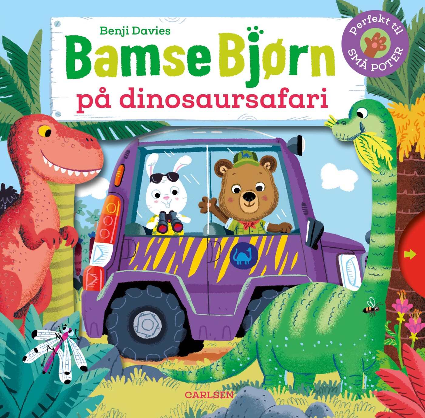 Bamse Bjørn På Dinosaursafari - Benji Davies - Bog