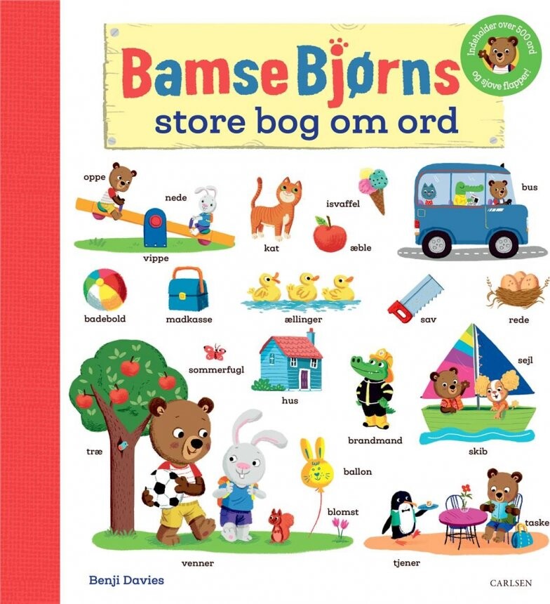 Bamse Bjørns Store Bog Om Ord - Benji Davis - Bog