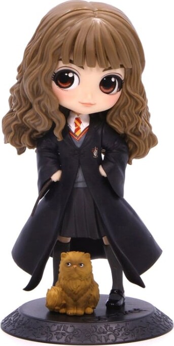 Banpresto - Hermione Med Crookshanks Figur - Harry Potter