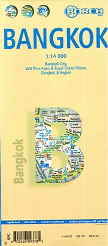 Bangkok - Borch Maps - English book