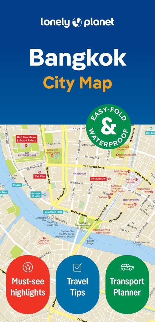 Bangkok City Map - Lonely Planet - English Book