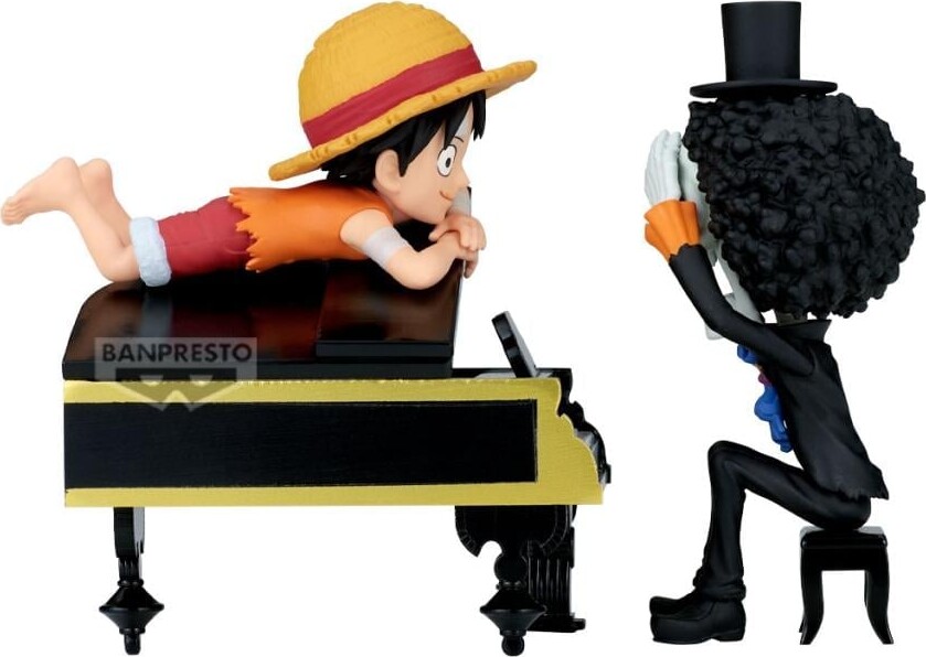 Banpresto - One Piece - Monkey D. Luffy & Brook (collectable Figure Log Stories)