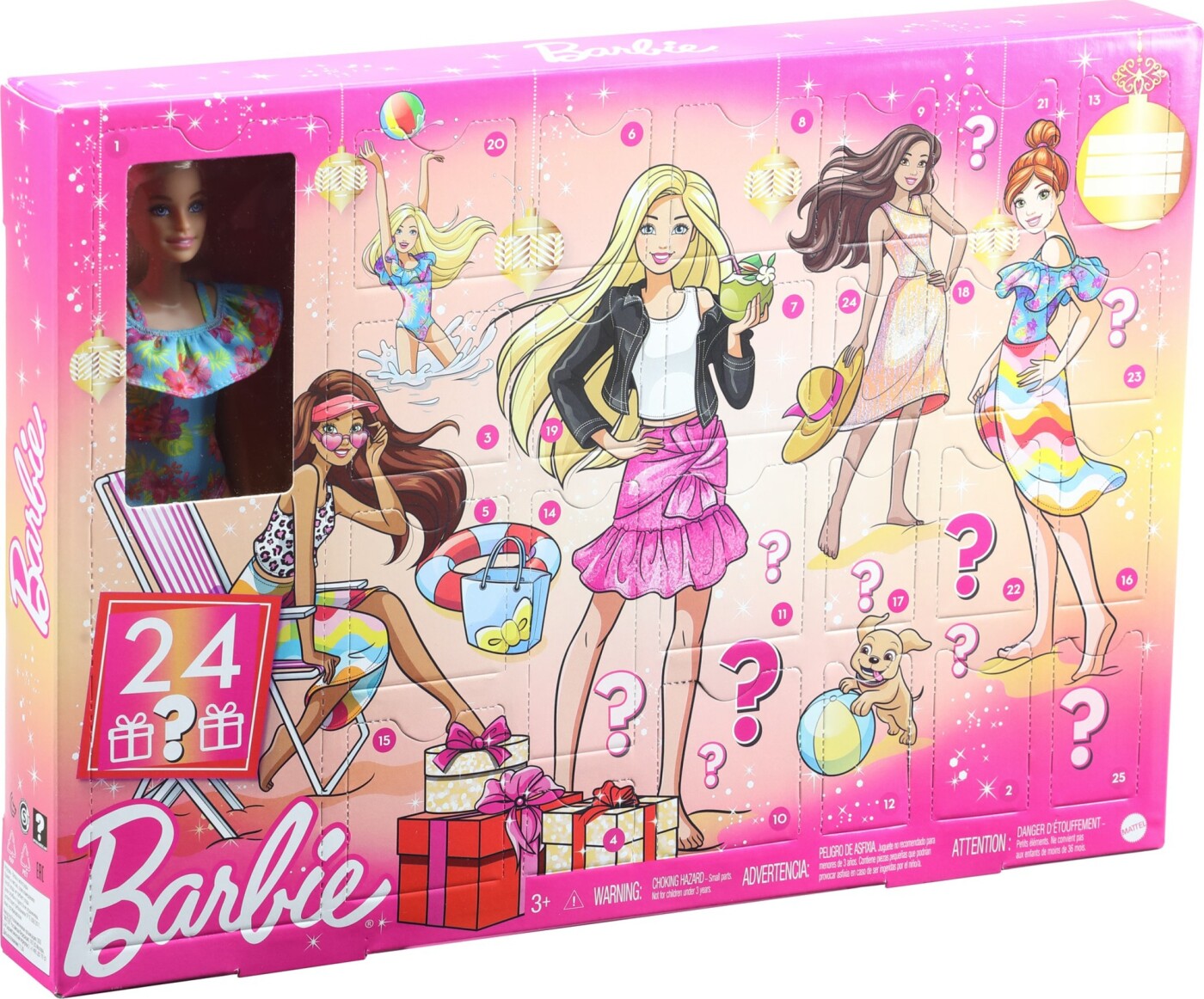 Barbie Julekalender 2022 - Inkl. Dukke