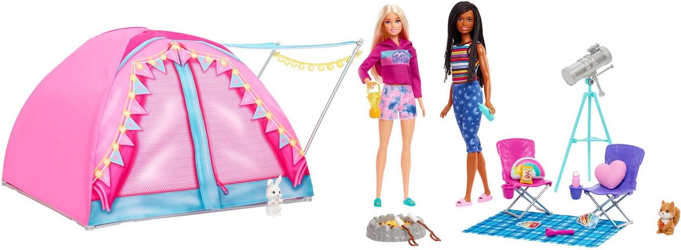 Se Barbie - Let's Go Camping - Brooklyn Og Malibu hos Gucca.dk