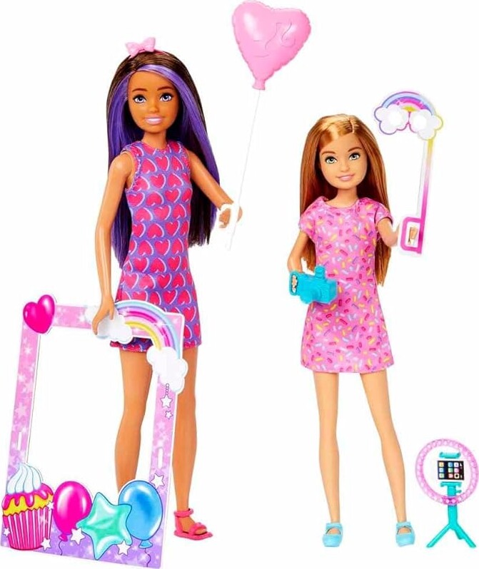 Barbie - Celebration Fun Birthday Skipper And Stacie Doll (hkb12)