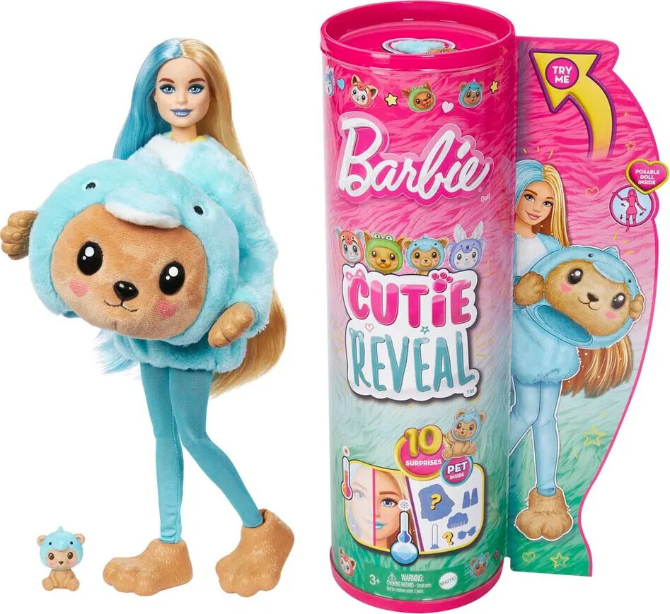 Barbie Cutie Reveal Kostume Cuties Dukke Blå