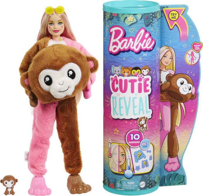 Barbie Dukke - Cutie Reveal - Jungle Serie - Abe