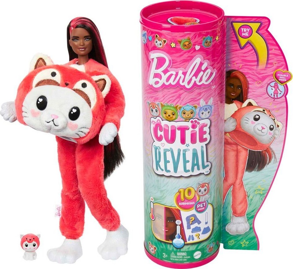 Barbie - Cutie Reveal-kostume - Kitty Red Panda