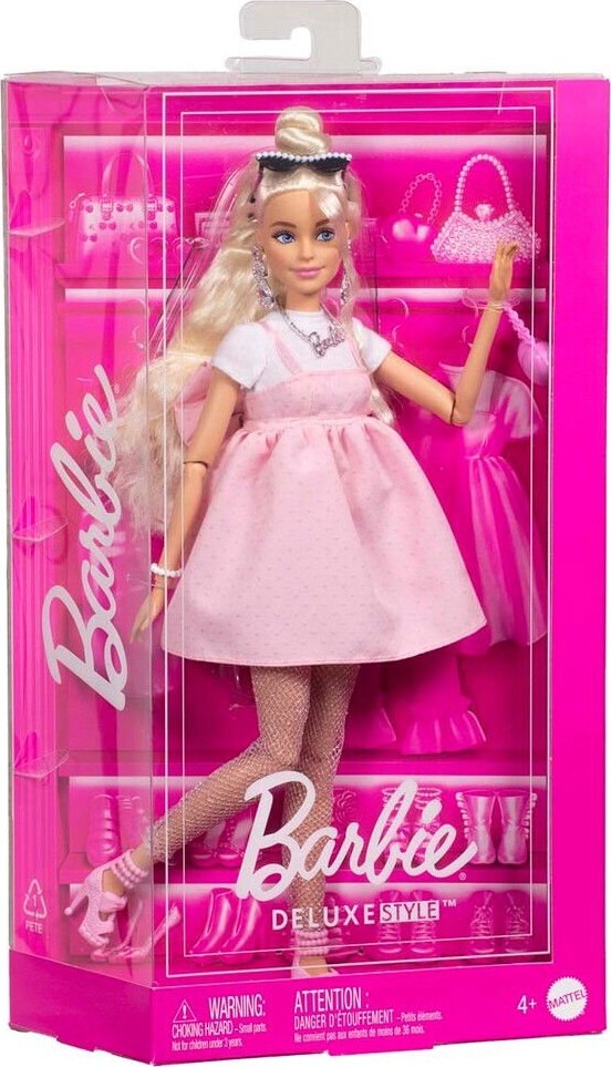 Barbie Dukke - Deluxe Style - Sløjfe - Blond - Mattel