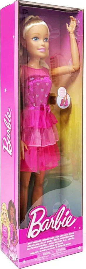 Barbie - Best Fashion Friend Dukke - 70 Cm - Mattel 63252