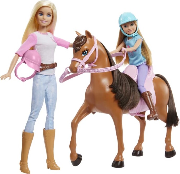 Barbie - Og Stacie Med Hest | Se tilbud og køb på Gucca.dk
