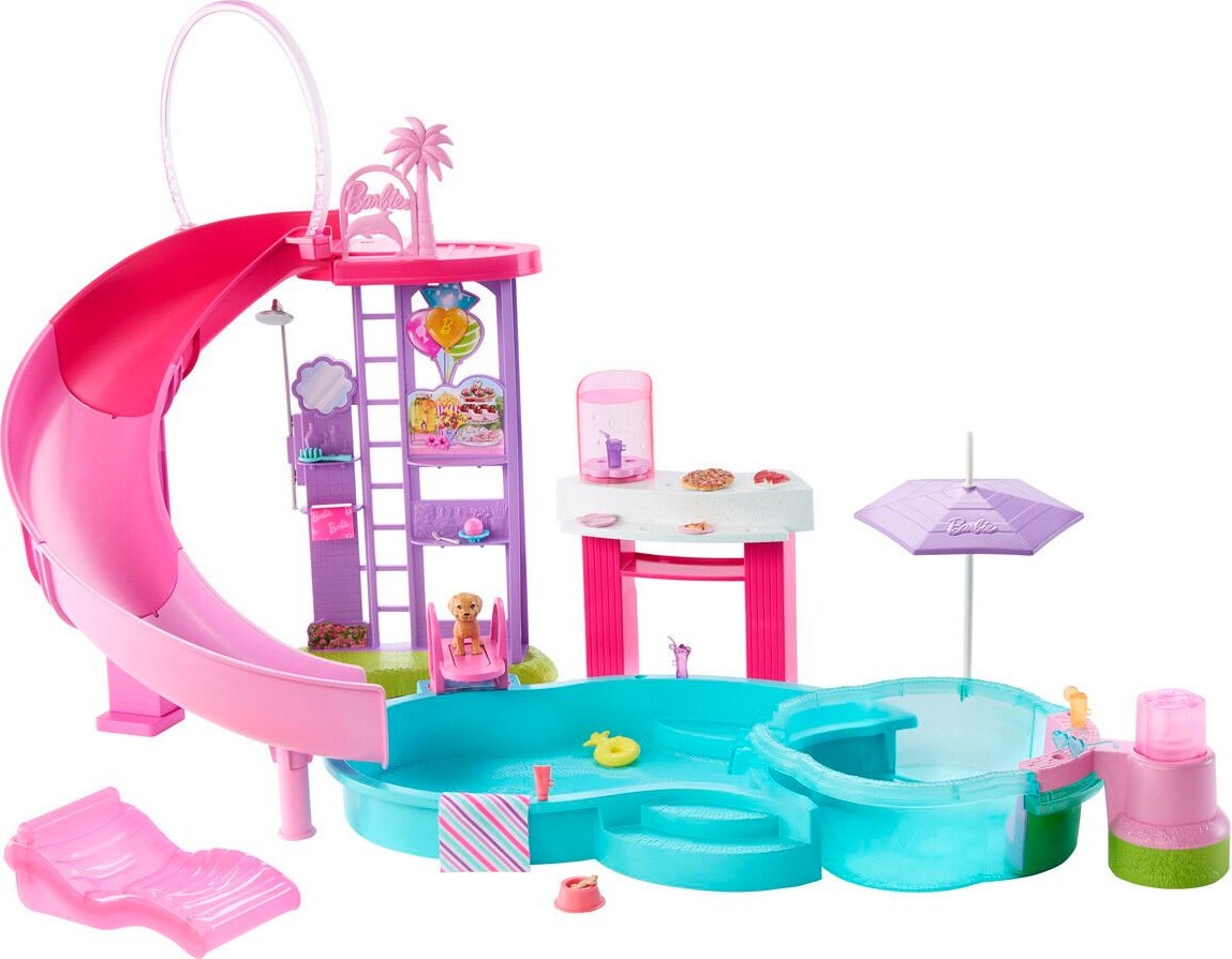 Barbie Dream Pool Legesæt - Over 20 Dele