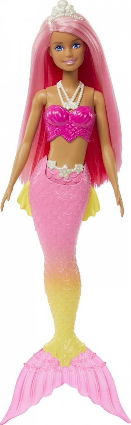 Barbie Dreamtopia Havfrue Dukke Pink Hår Fra Mattel