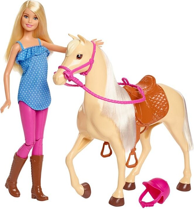 Billede af Barbie Dukke Med Hest Og Tilbehør hos Gucca.dk