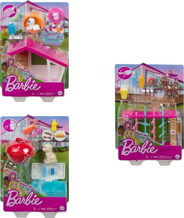 Barbie - Legesæt Med Kæledyr - Assorteret