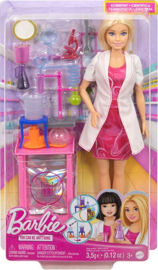 Barbie - Karriere Dukke - Deluxe Scientist Dukke Legesæt