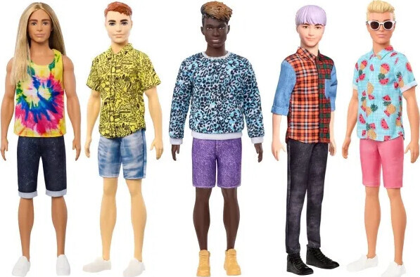 Barbie - Ken Fashionistas - Dukke - Assorteret - Mattel Dwk44