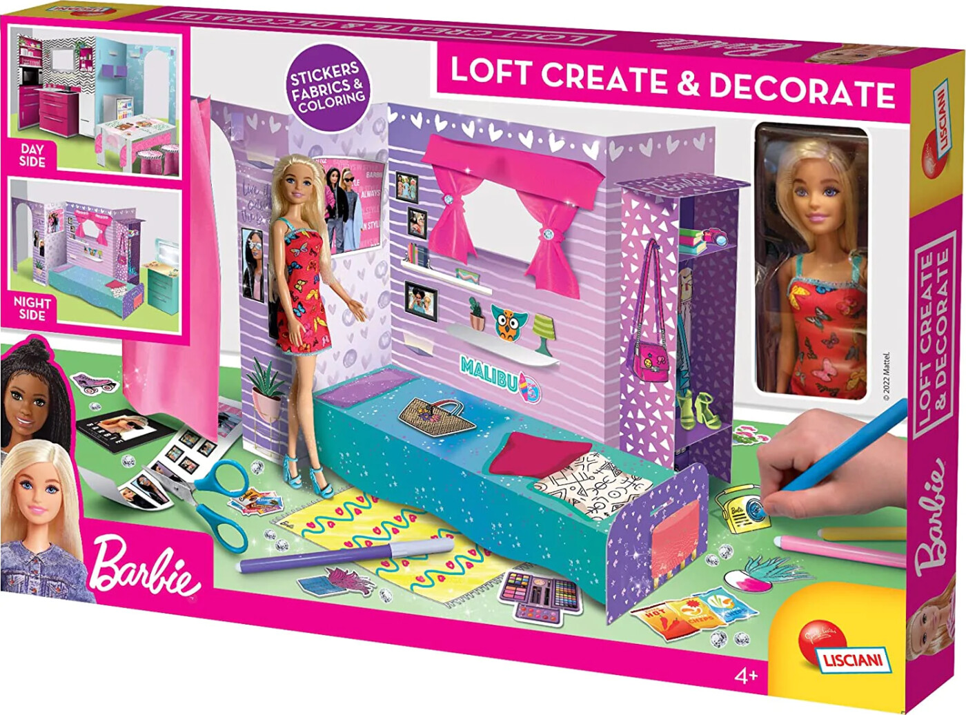 Barbie Legetøj - Loft Skab Og Indret Med Dukke